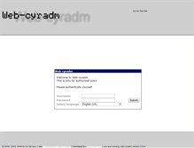 Tablet Screenshot of cyradmin.faust.net.ua